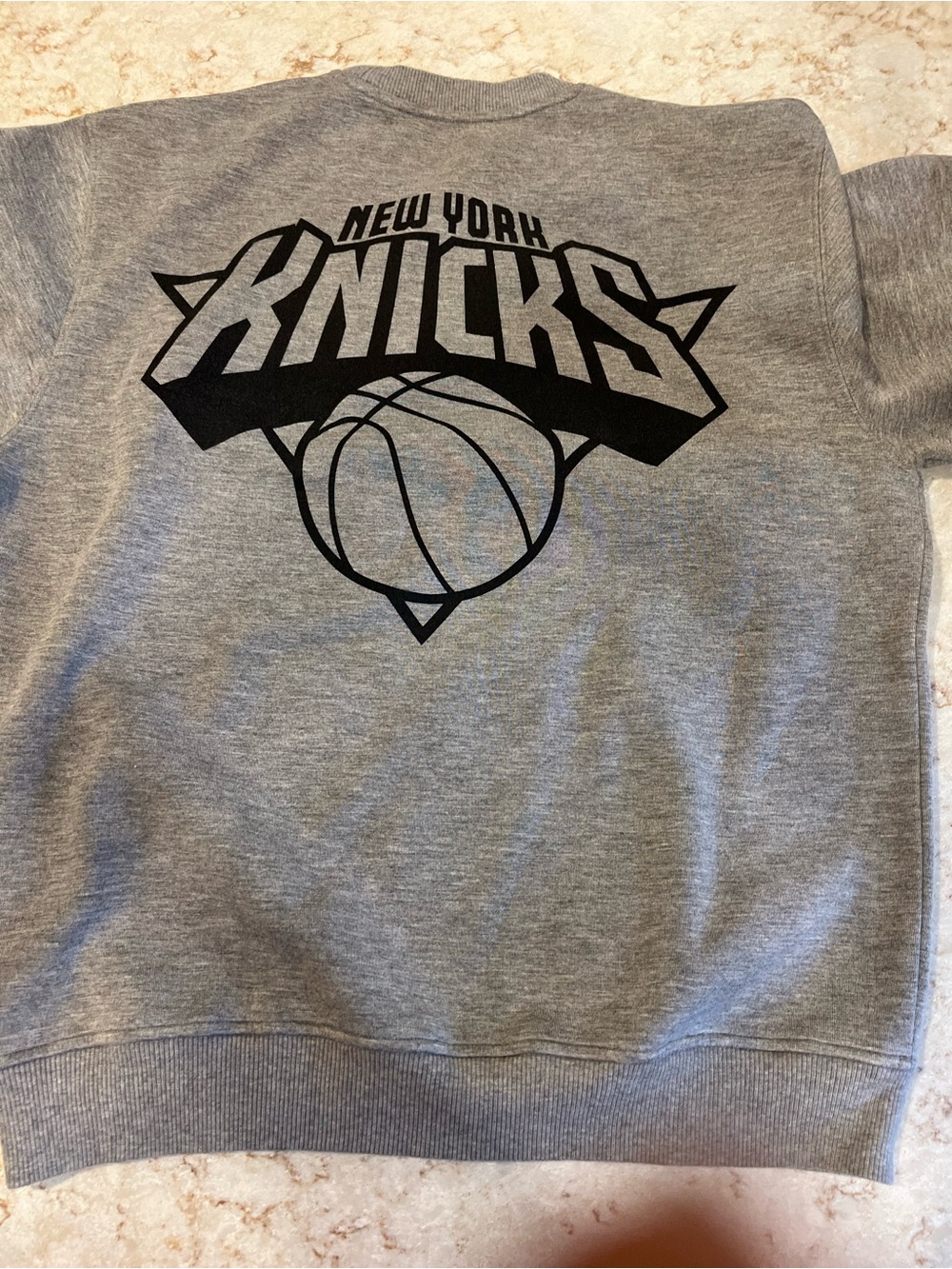 The Kooples Gray New York Knicks Crewneck Sweatshirt - Picture 9 of 10
